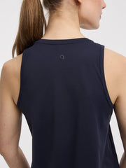 Sleeveless Crew-Neck Dress - Hyba