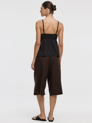 V-Neck Mix-Media Cami