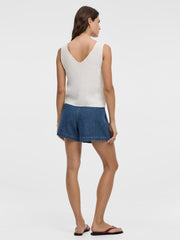 V-Neck Ribbed Tank