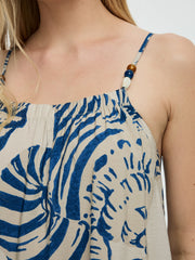 Sleeveless Square-Neck Maxi Dress