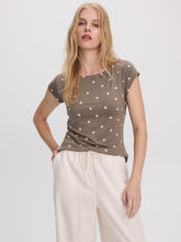 Extended-Sleeve Boat-Neck Top