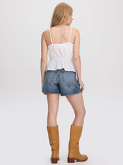 V-Neck Peplum Cami