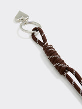 Cord Bag Charm with Heart