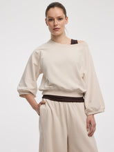3/4-Sleeve Crew-Neck Top - Hyba