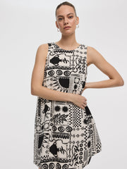 Sleeveless Swing Dress