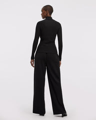 Long-Sleeve Turtleneck Top