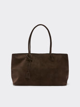 Faux Suede Tote Bag
