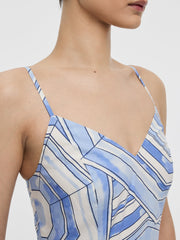 Sleeveless Fit and Flare Midi Dress