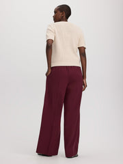Short-Sleeve Crew-Neck Pullover