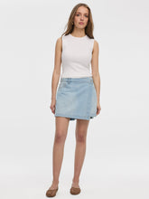 Denim Wrap Skort