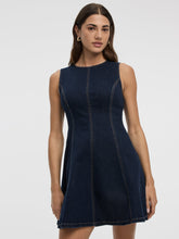 Sleeveless Denim Mini Dress
