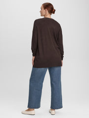 Long-Sleeve Open Cardigan with Pockets - R Essentials