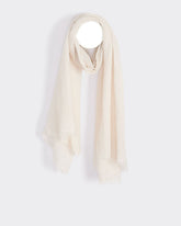 Crinkled Scarf with Raw Edges