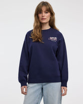 Long-Sleeve Crew-Neck Fleece Sweatshirt