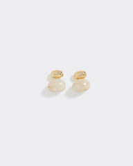 Stud Earrings with Resin Stones