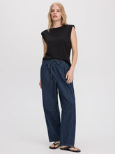 Pull-On High-Rise Barrel Pant