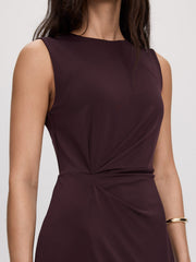 Sleeveless Midi Fitted Dress