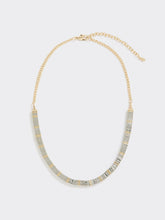 Two-Tone Metallic Short Necklace