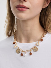 Long Necklace with Charms