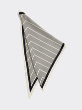 Diamond-Shaped Scarf with Geometric Pattern