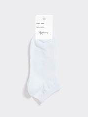 Anklet Socks with Pointelle Stitches