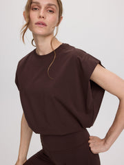Sleeveless Crew-Neck T-Shirt - Hyba