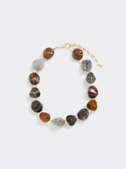 Chunky Resin-Bead Short Necklace