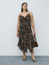 Sleeveless Maxi Dress with Cowl Neckline