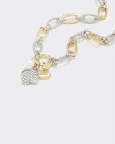 Two-Tone Chunky Link Chain Necklace