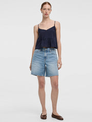 Mid-Rise Baggy Shorts