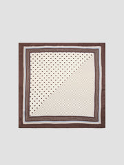 Square Scarf with Dots