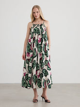 Sleeveless Square-Neck Maxi Dress