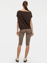 Off-the-Shoulder Short-Sleeve Top - Hyba