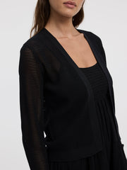 Long-Sleeve Fitted Bolero