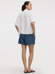 Buttoned-Down Gauze Shirt