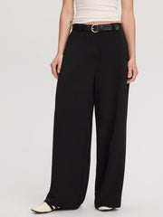 Wide-Leg High-Rise Pant