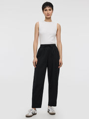 Pintuck Barrel Pant
