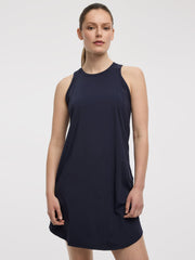 Sleeveless Crew-Neck Dress - Hyba