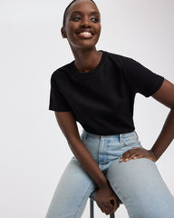 Boyfriend Crew-Neck T-Shirt - R Essentials