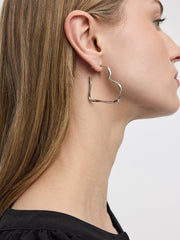 Heart-Shaped Hoops