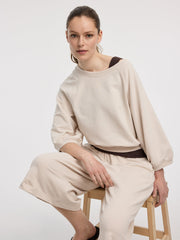 3/4-Sleeve Crew-Neck Top - Hyba