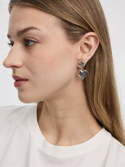 Double Heart Earrings