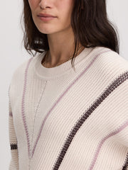 Long-Dolman-Sleeve Crew-Neck Pullover
