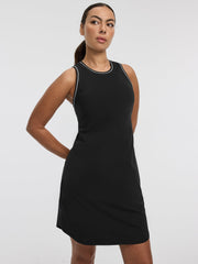 Sleeveless Crew-Neck Dress - Hyba