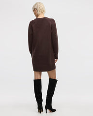 PlushSoft Long-Sleeve Crew-Neck Dress