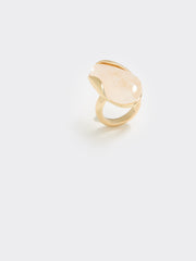 Ring with Oval Resin Piece