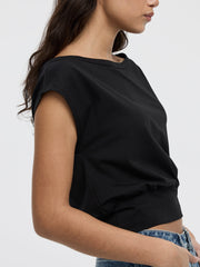 Short-Sleeve Off-the-Shoulder Top
