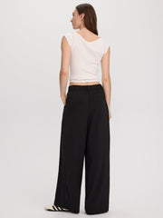 Wide-Leg High-Rise Pant