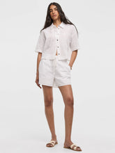Embroidered Shorts with Elastic Waistband
