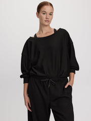 Long-Sleeve Off-the-Shoulder Top
